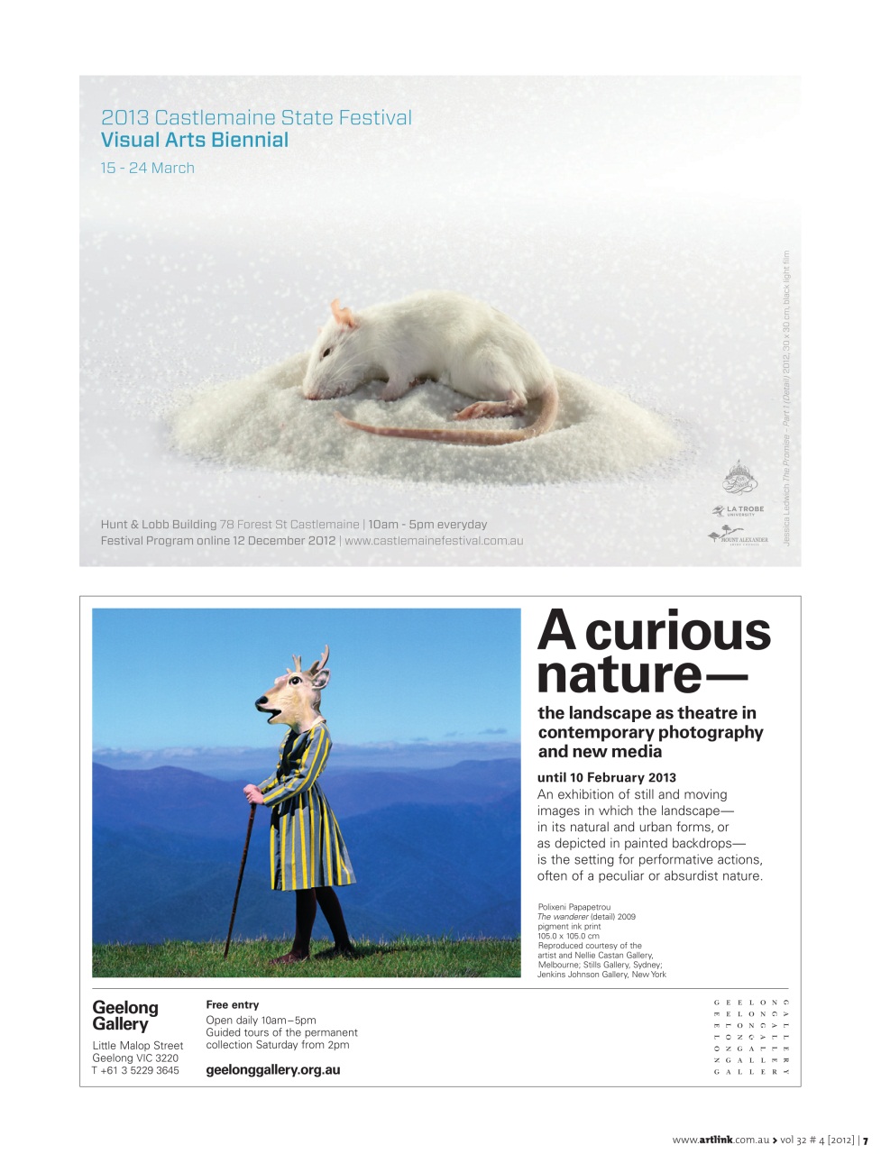 Artlink Magazine Preview Pages