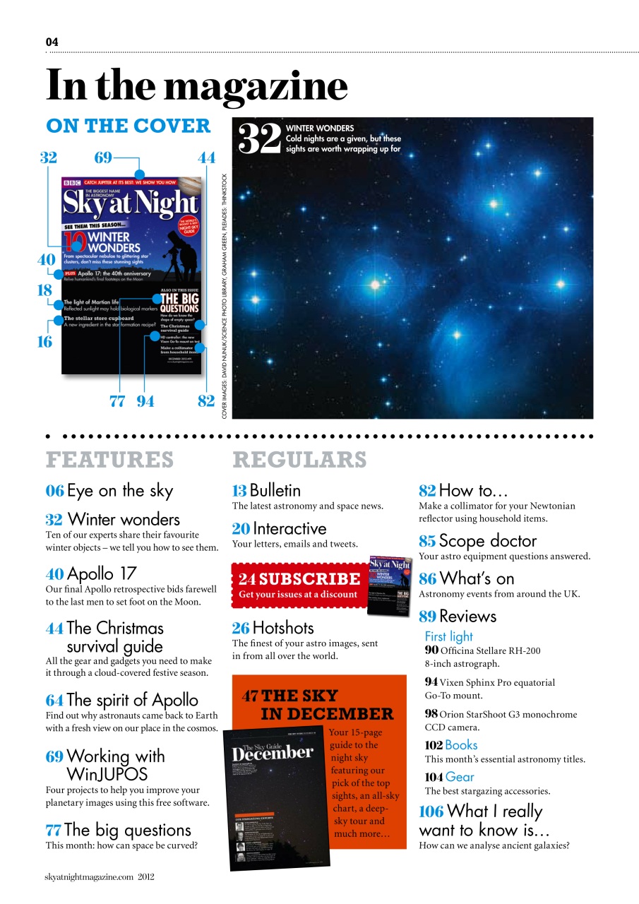 BBC Sky at Night Magazine Preview Pages