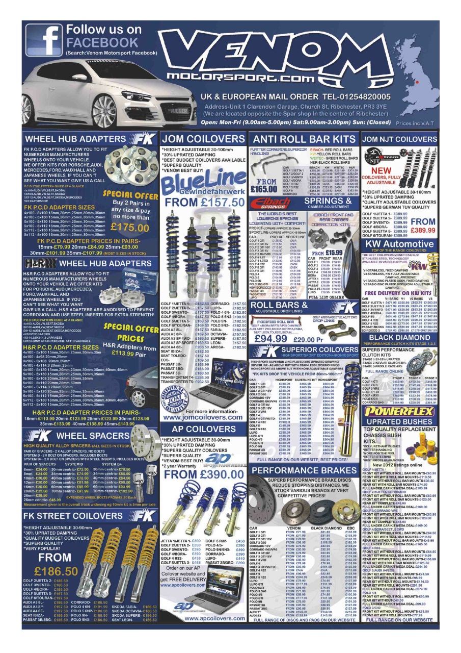 Volkswagen Golf + Preview Pages