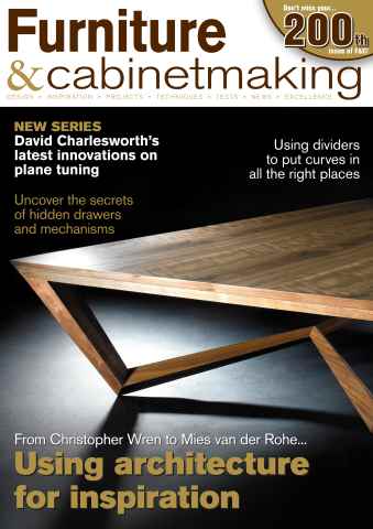 Furniture & Cabinetmaking issue Winter 2012
