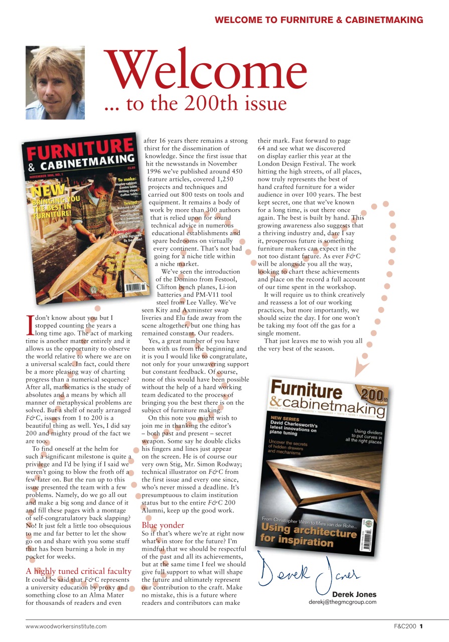 Furniture & Cabinetmaking Preview Pages