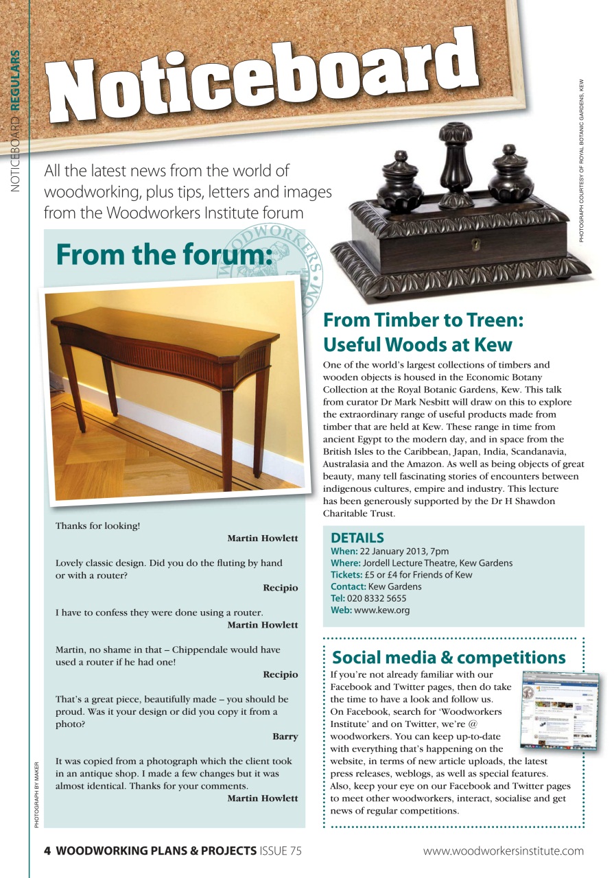Woodworking Crafts Magazine Preview Pages
