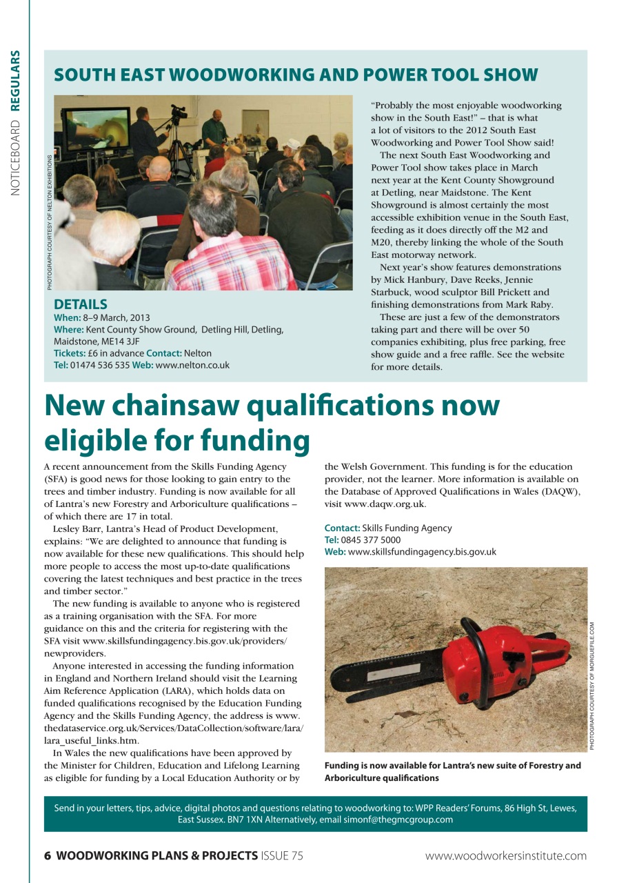 Woodworking Crafts Magazine Preview Pages