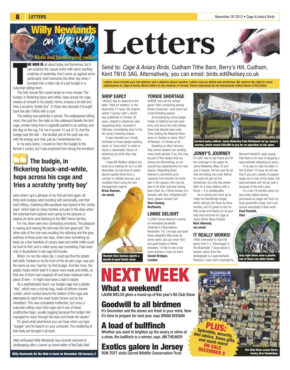 Cage & Aviary Birds Preview Pages