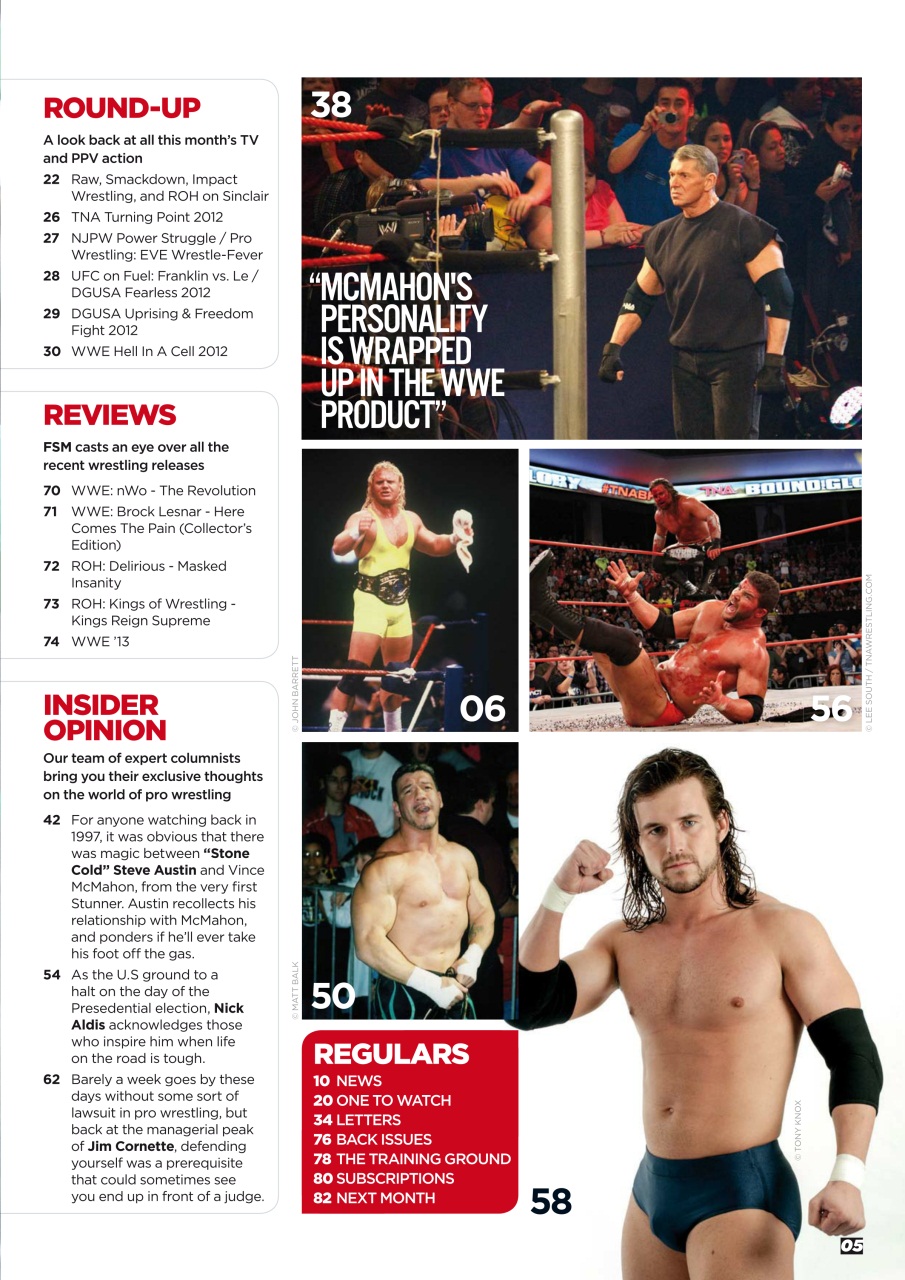 Wrestletalk Magazine Preview Pages