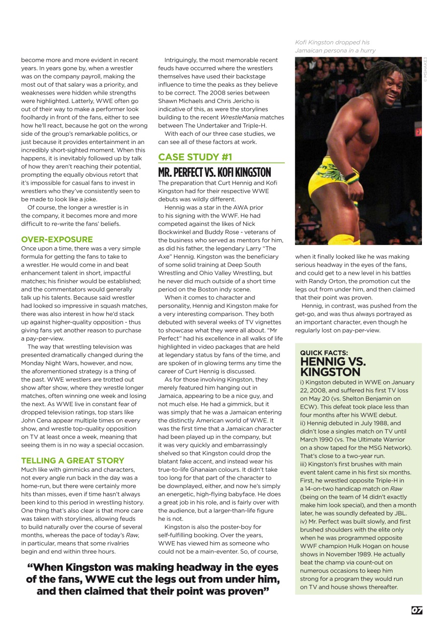 Wrestletalk Magazine Preview Pages