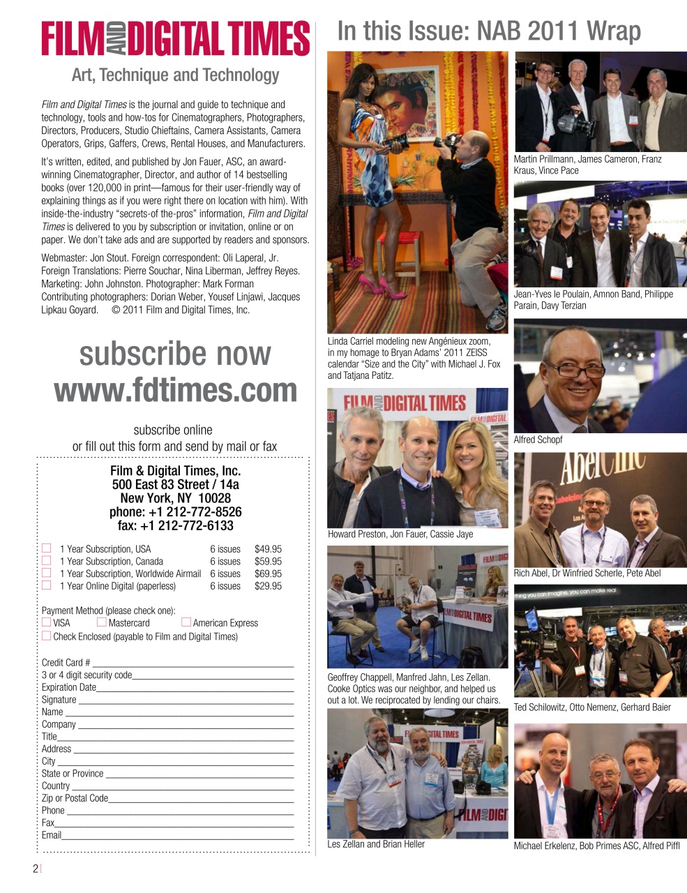 Film and Digital Times Preview Pages