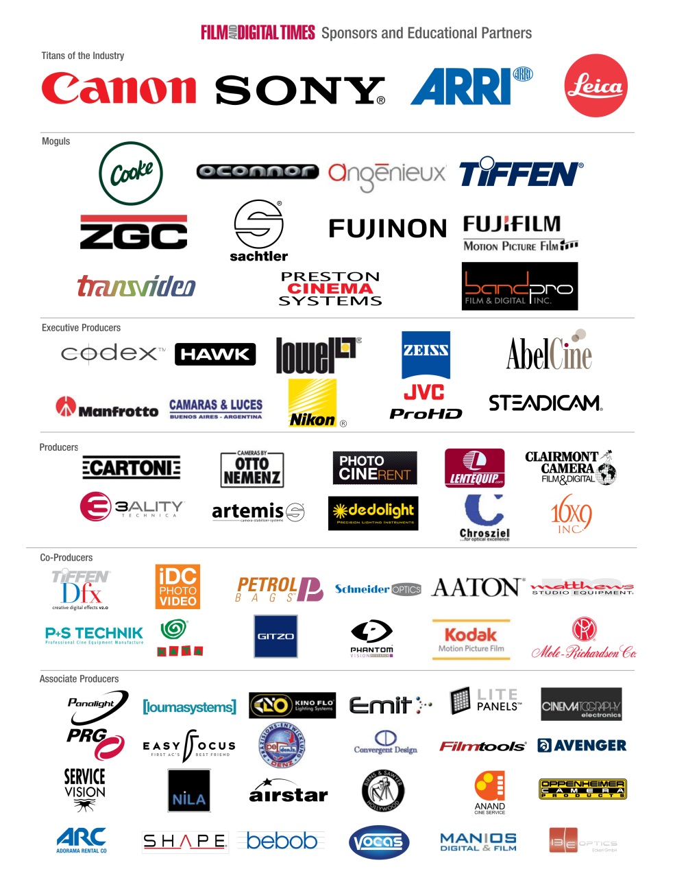 Film and Digital Times Preview Pages