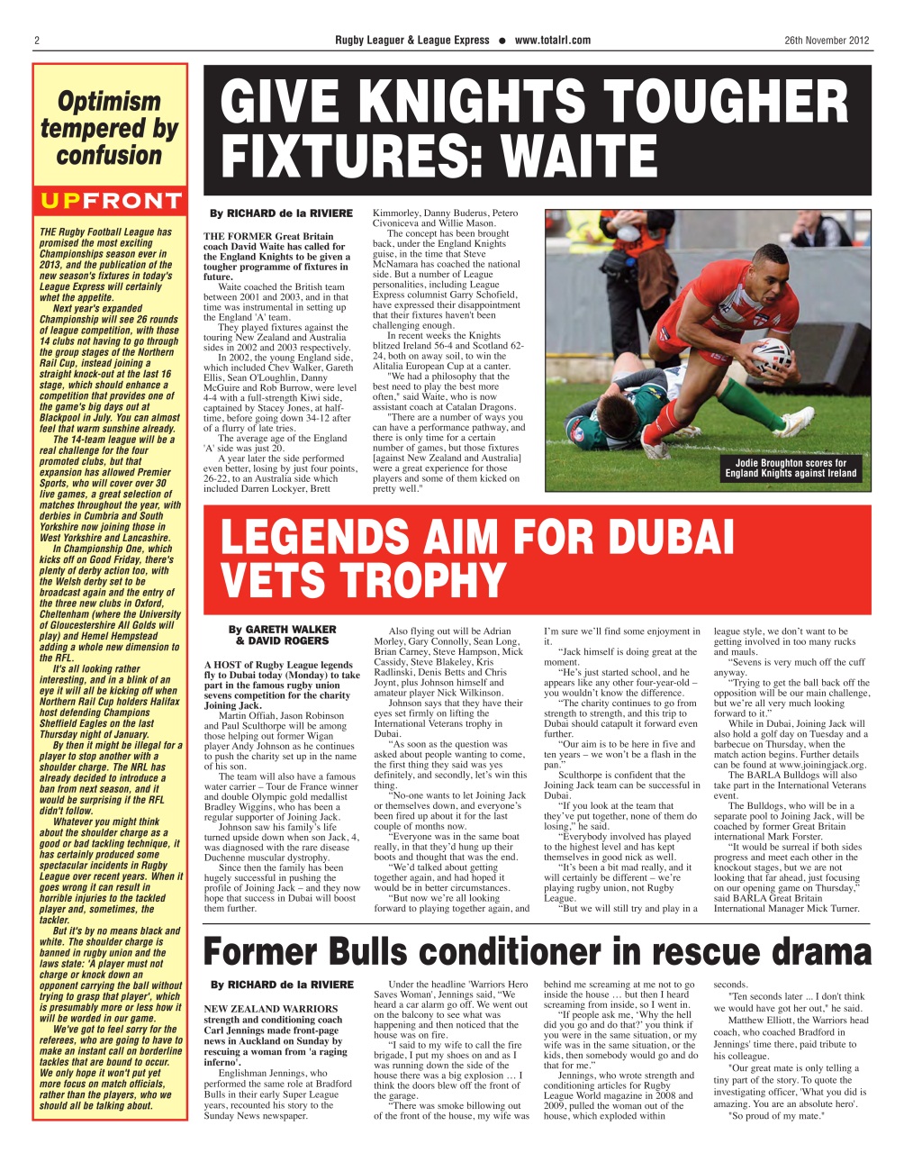 League Express Preview Pages