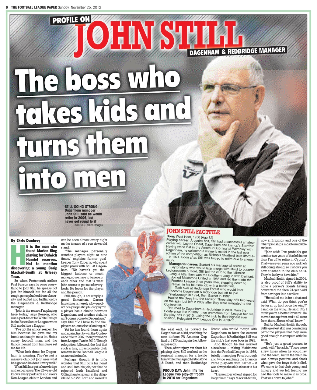 The Football League Paper Preview Pages