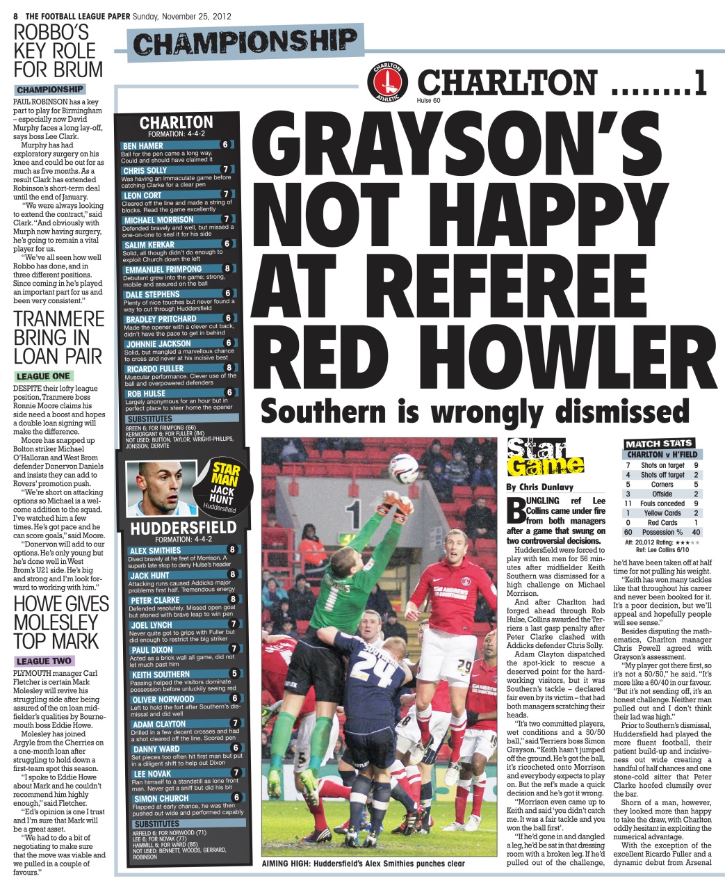 The Football League Paper Preview Pages