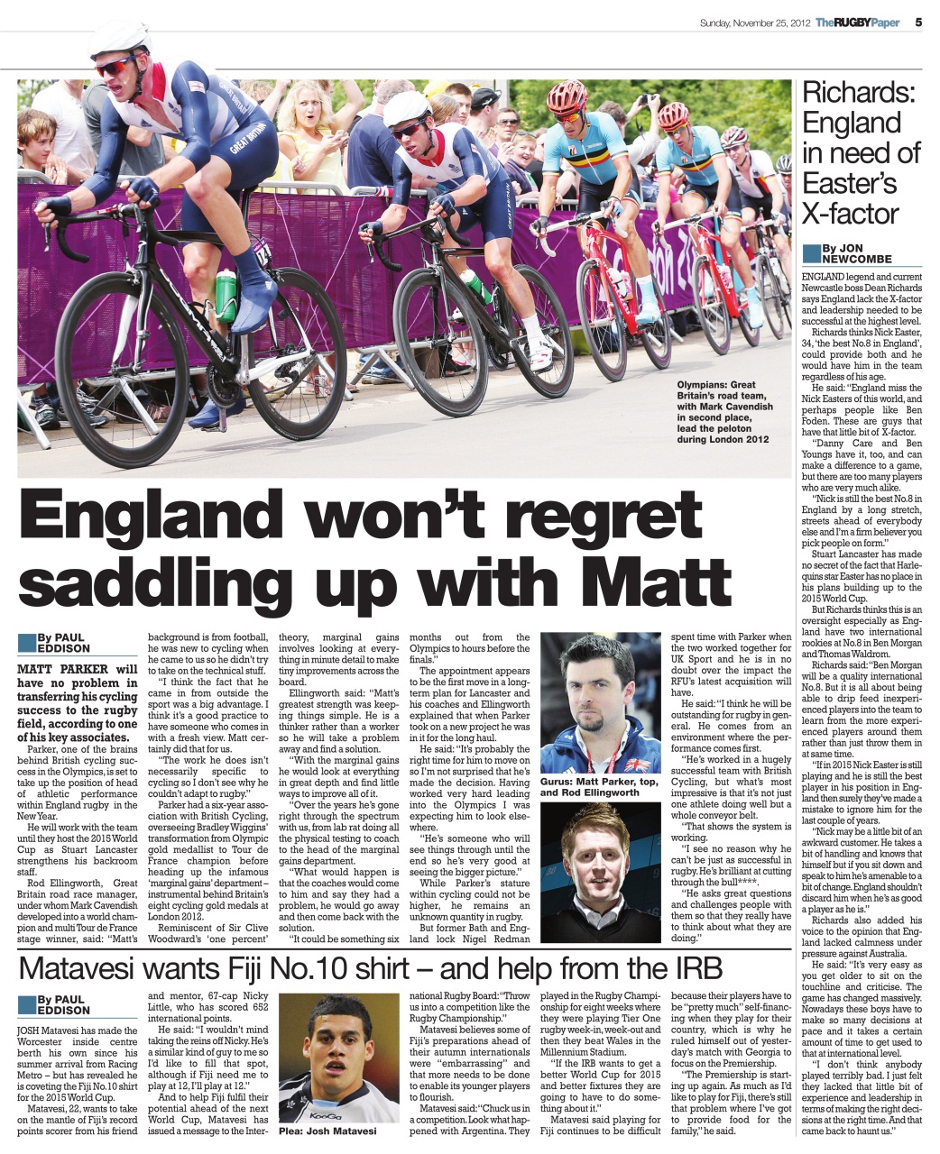 The Rugby Paper Preview Pages