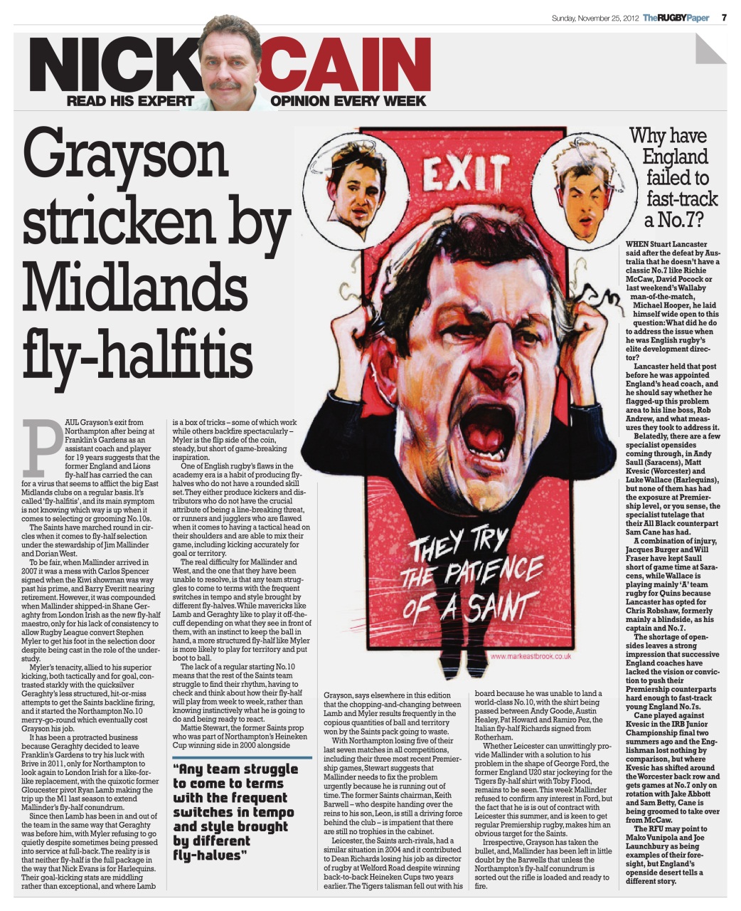 The Rugby Paper Preview Pages