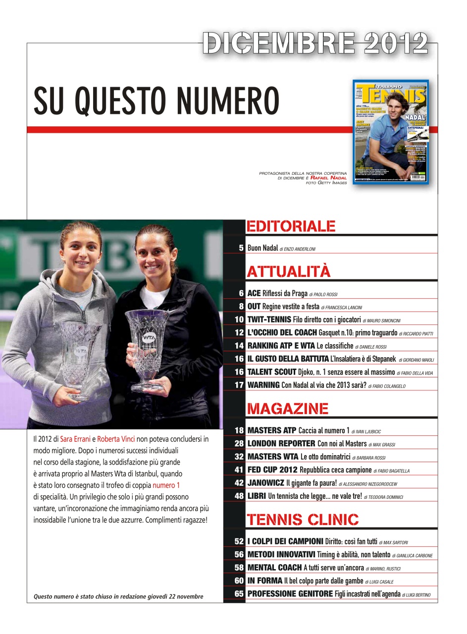 Il Tennis Italiano Preview Pages