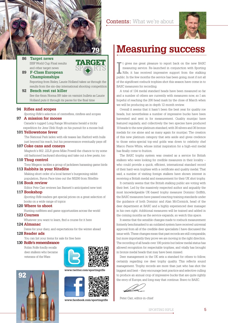 Sporting Rifle Preview Pages