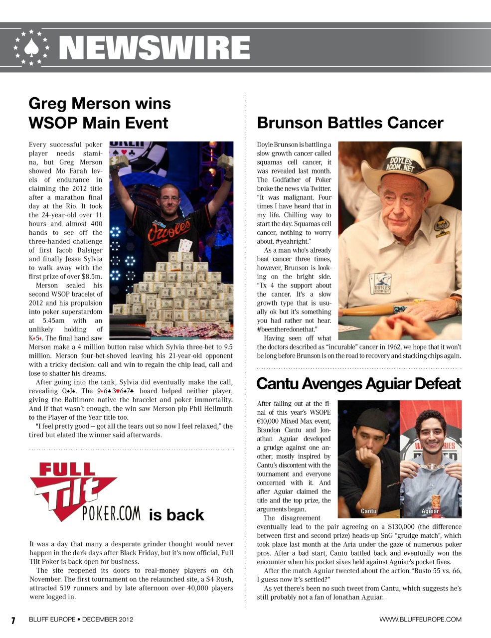Bluff Europe Preview Pages