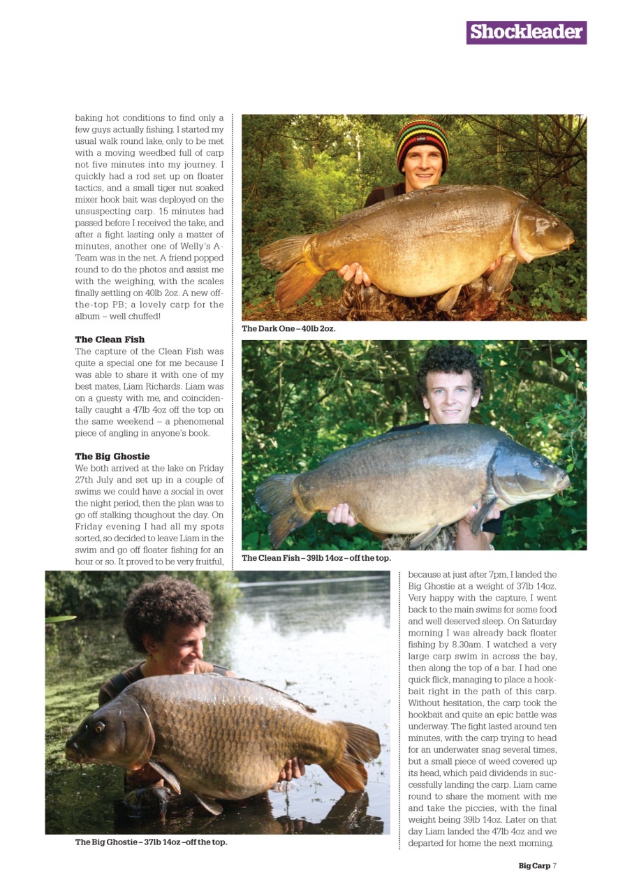Big Carp Magazine Preview Pages