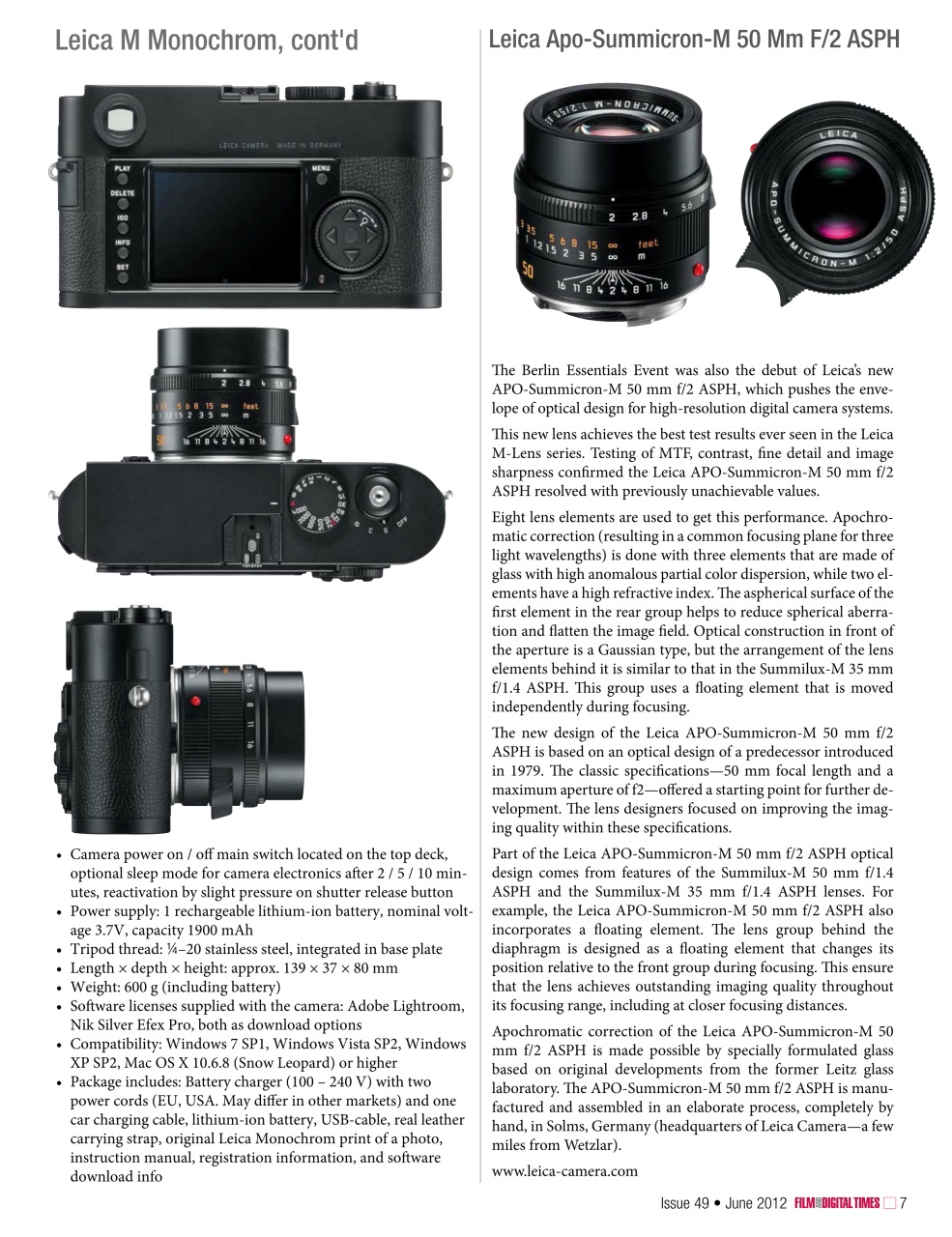 Film and Digital Times Preview Pages