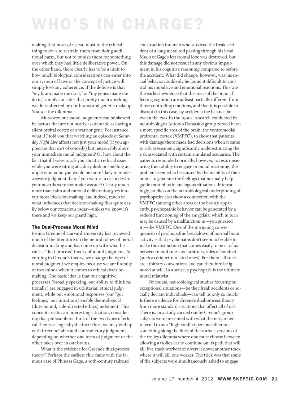 Skeptic Preview Pages