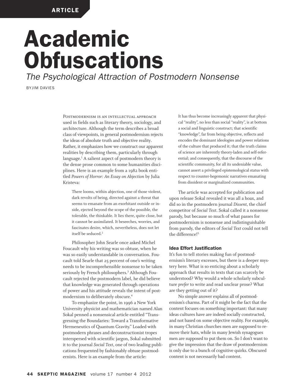 Skeptic Preview Pages