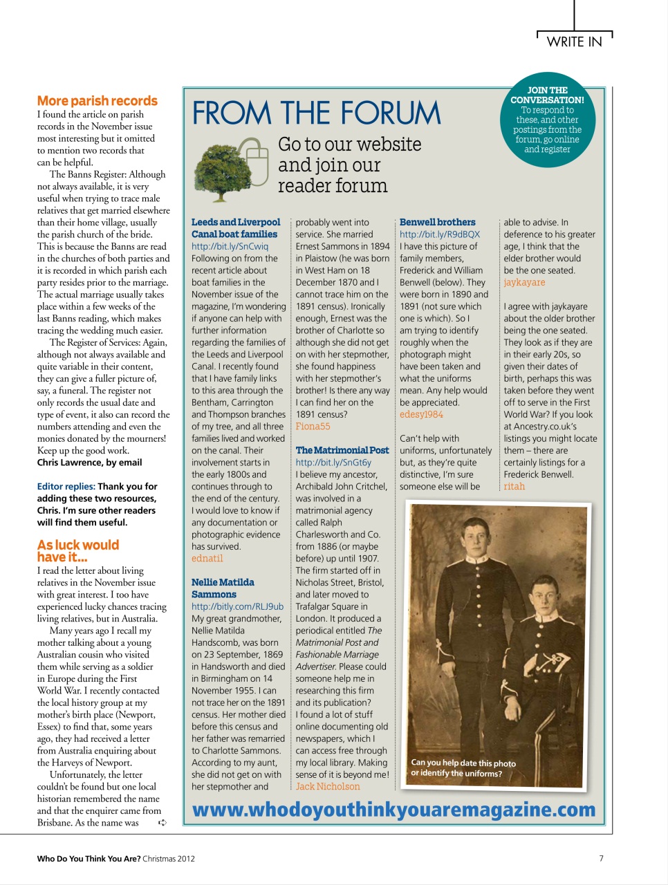 Who Do You Think You Are? Preview Pages