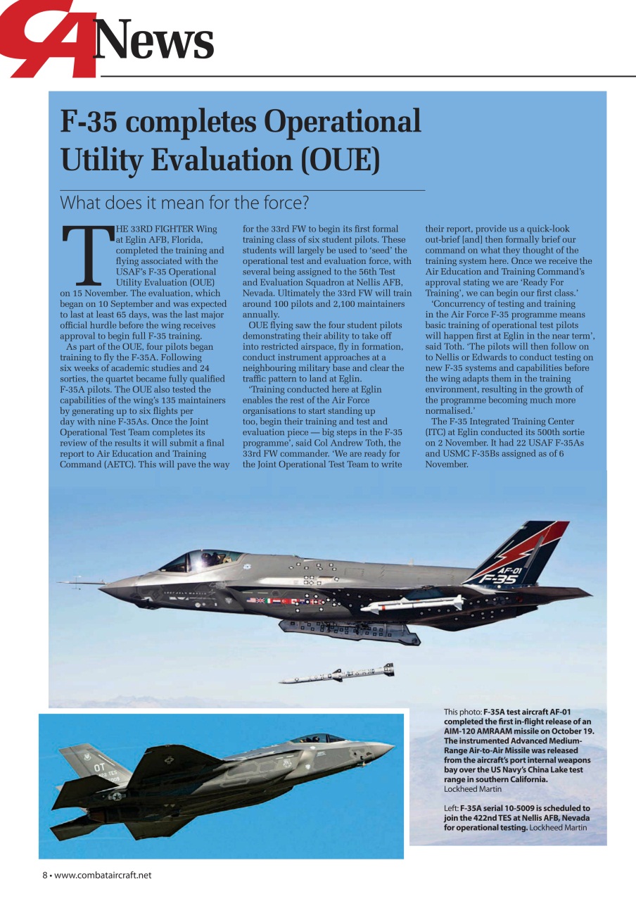 Combat Aircraft Journal Preview Pages