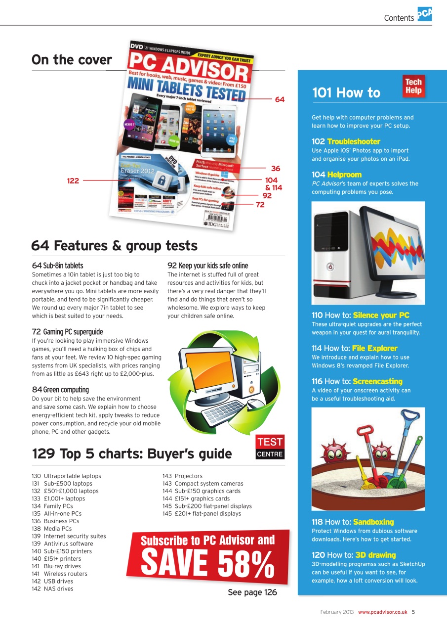 Tech Advisor Preview Pages