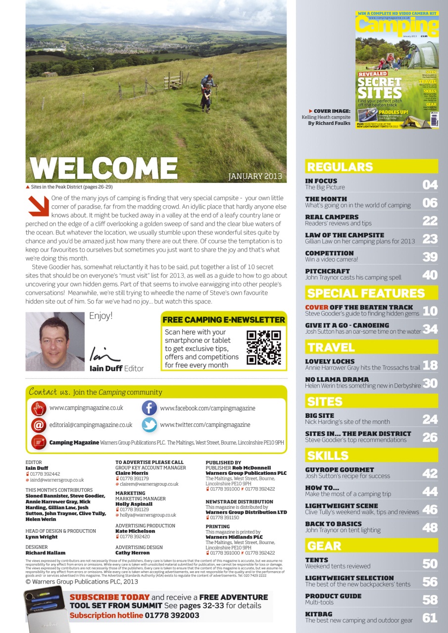 Camping Preview Pages