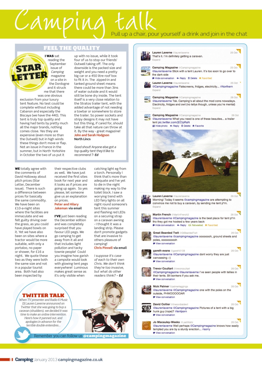 Camping Preview Pages