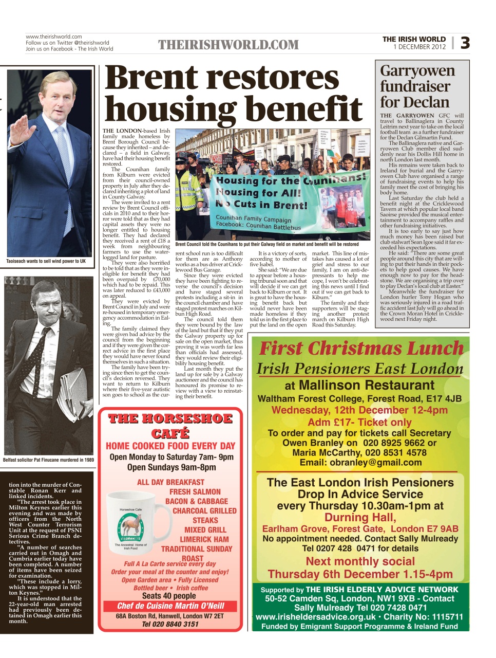 Irish World Preview Pages