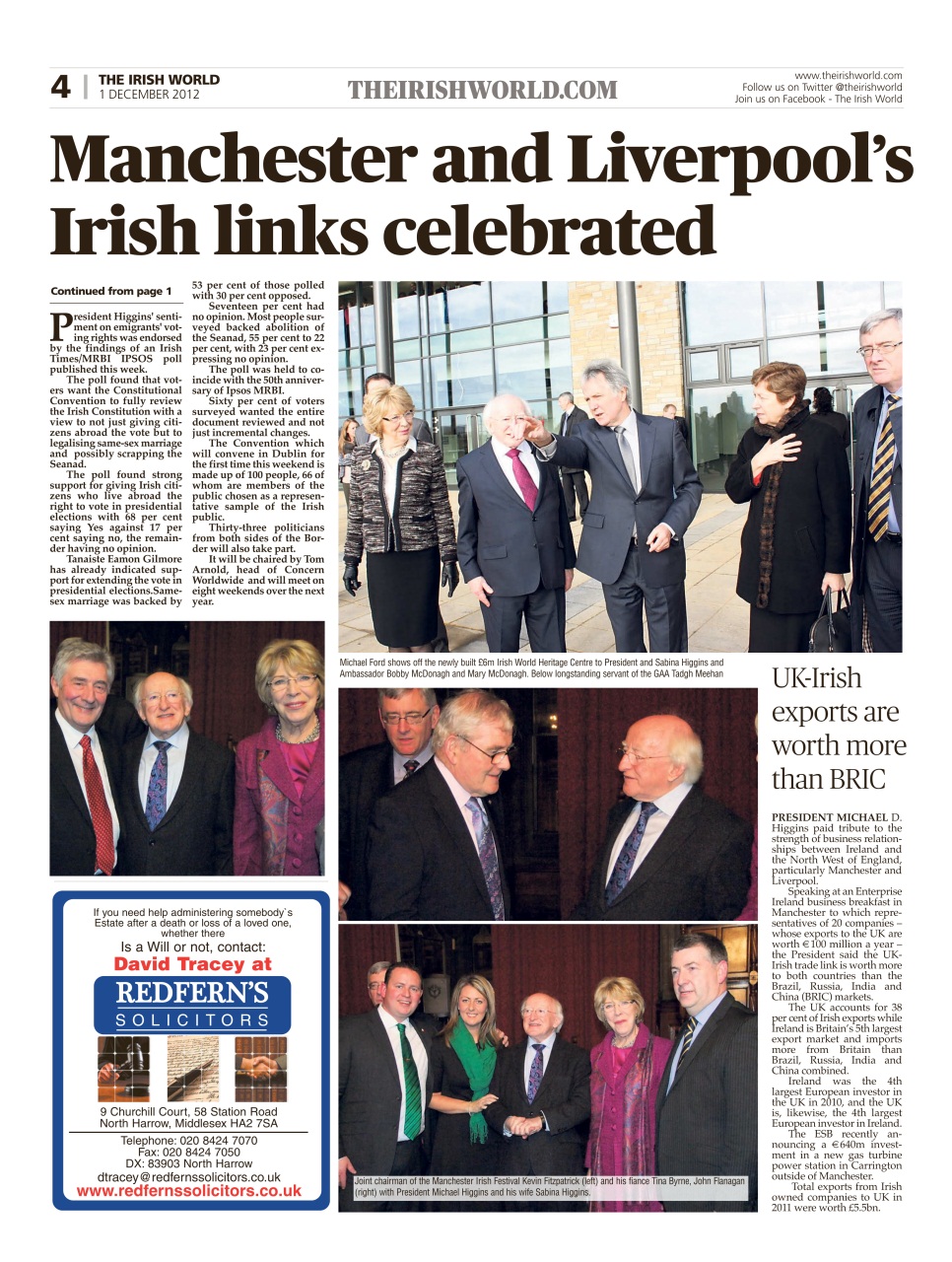 Irish World Preview Pages