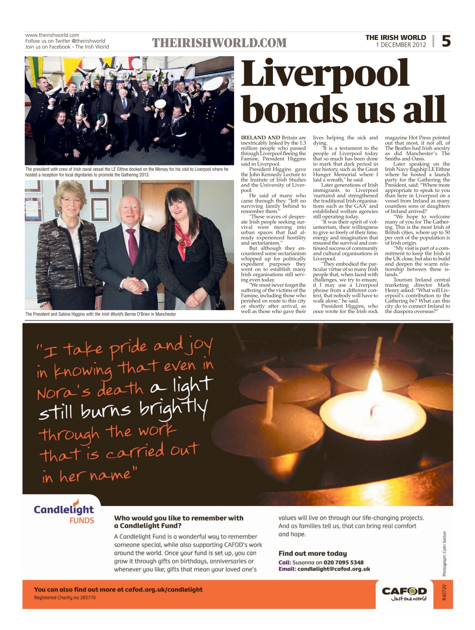 Irish World Preview Pages