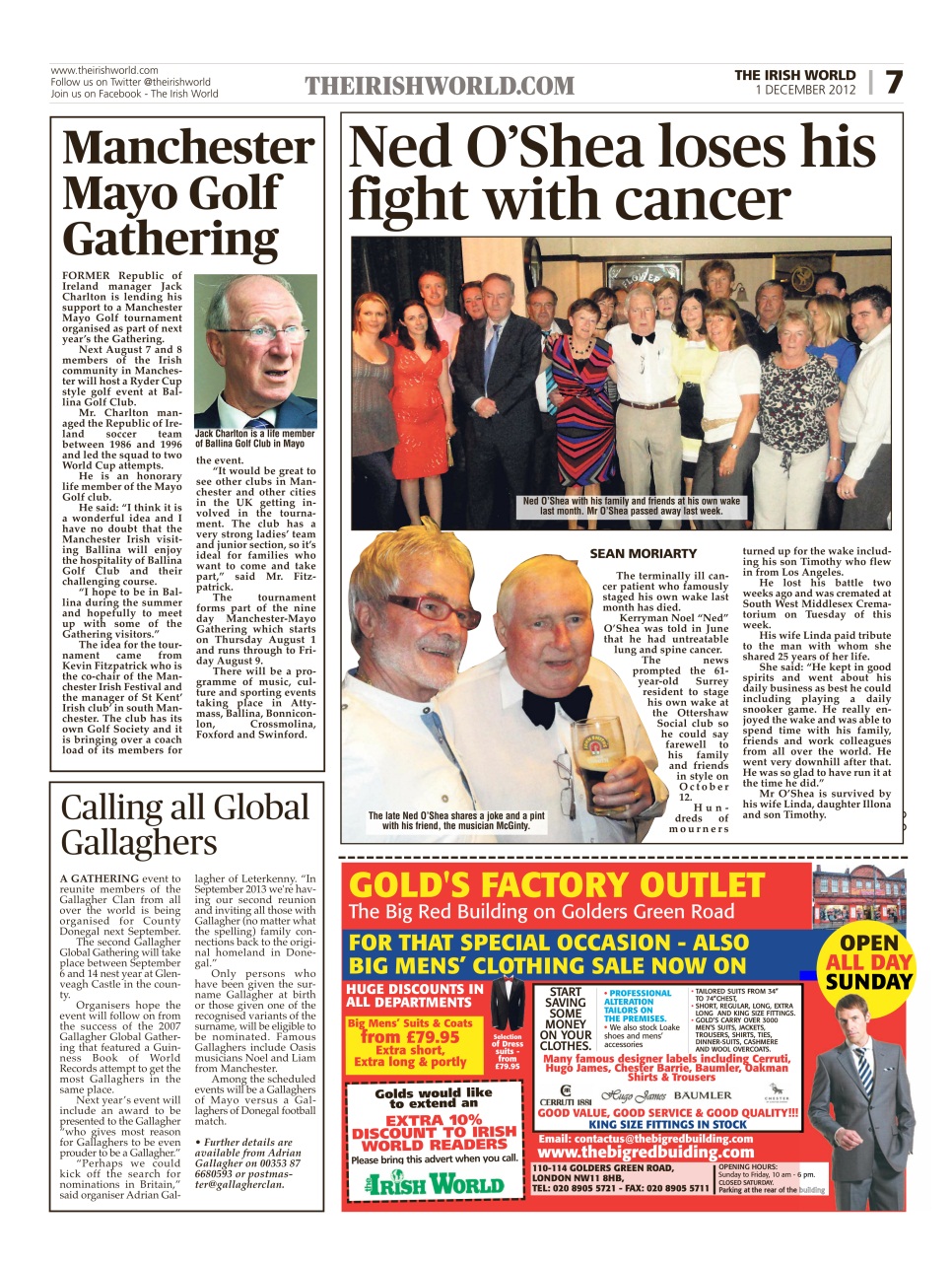 Irish World Preview Pages