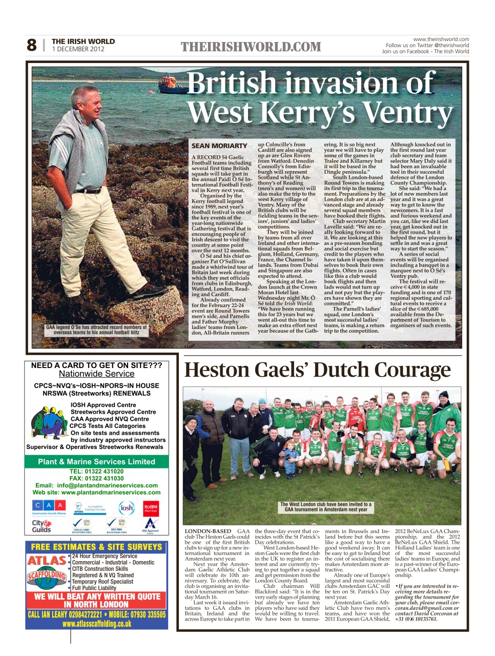 Irish World Preview Pages