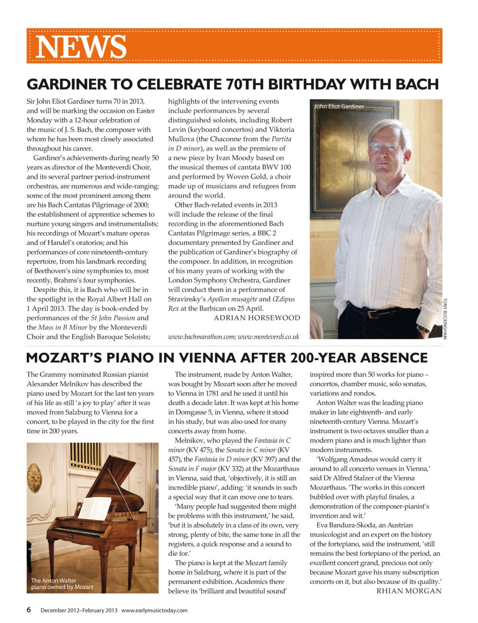 Early Music Today Preview Pages