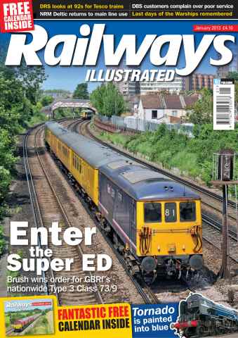 Railways Illustrated issue January 2013