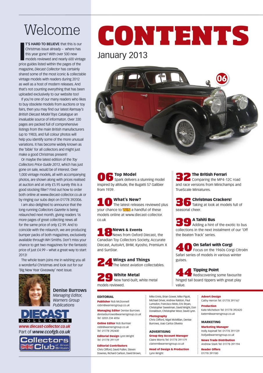 Diecast Collector Preview Pages