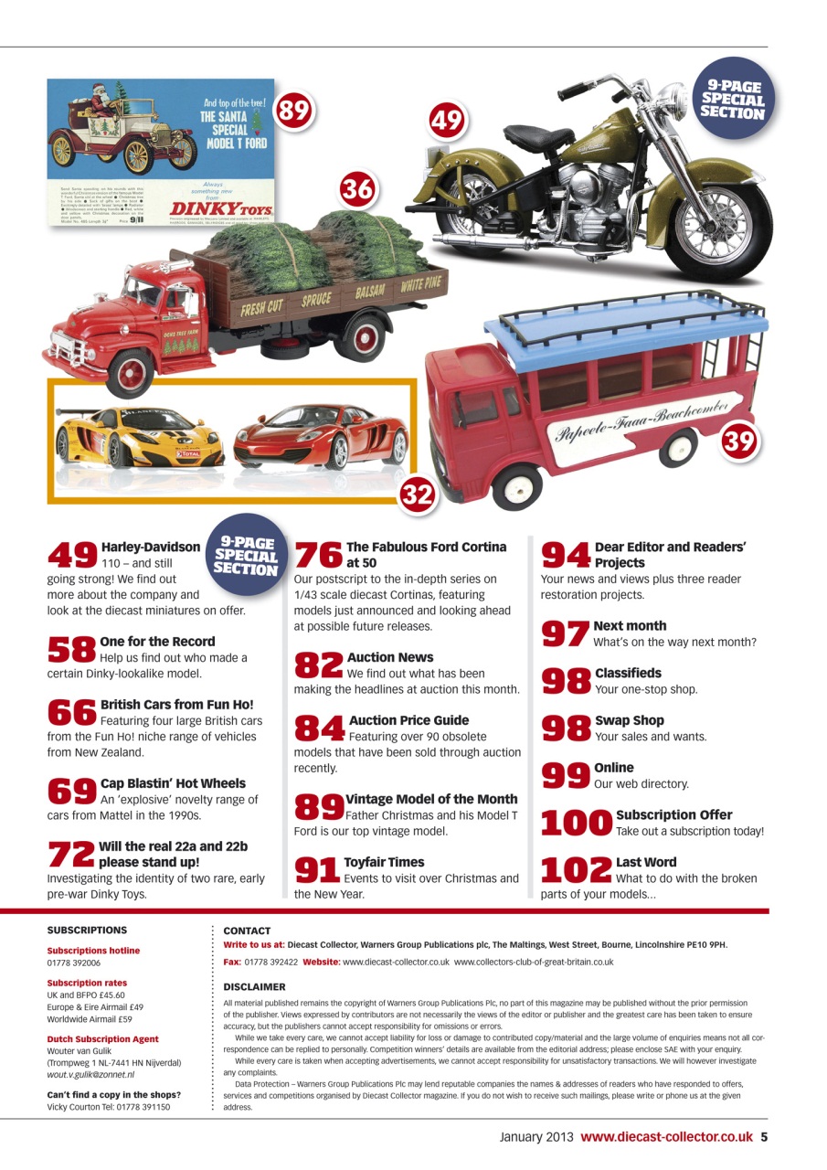 Diecast Collector Preview Pages
