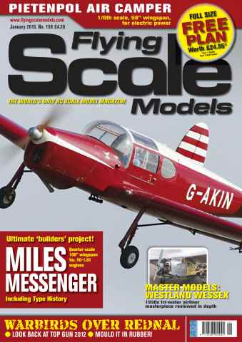 Flying Scale Models issue January 2013