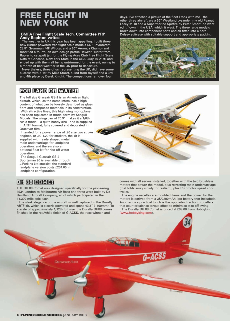 Flying Scale Models Preview Pages