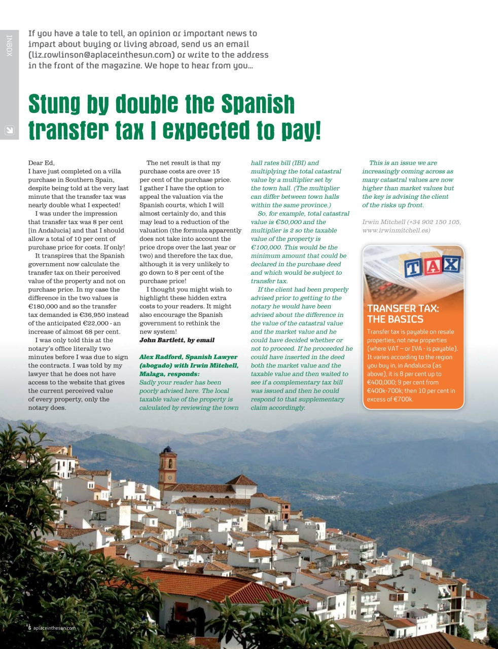 A Place in the Sun Magazine Preview Pages