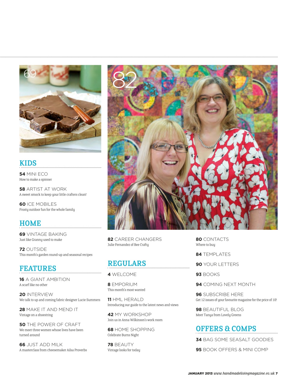 Handmade Living Preview Pages