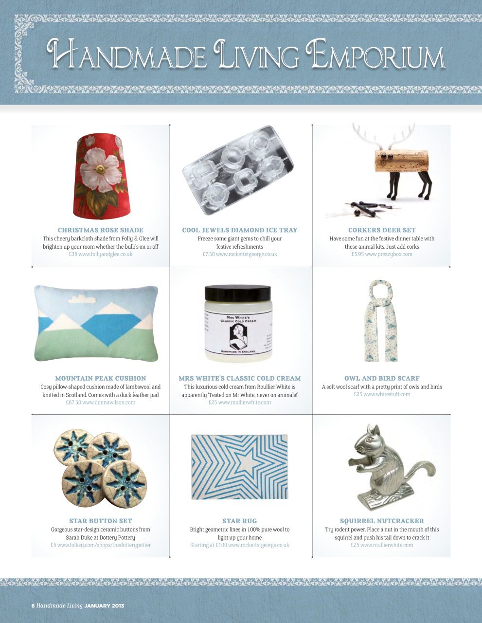 Handmade Living Preview Pages