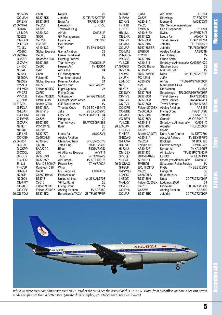 Scramble Magazine Preview Pages