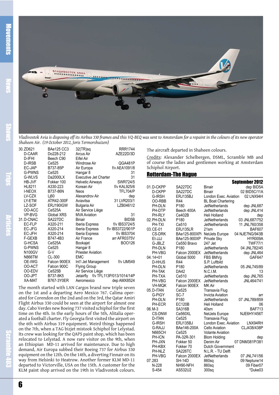 Scramble Magazine Preview Pages