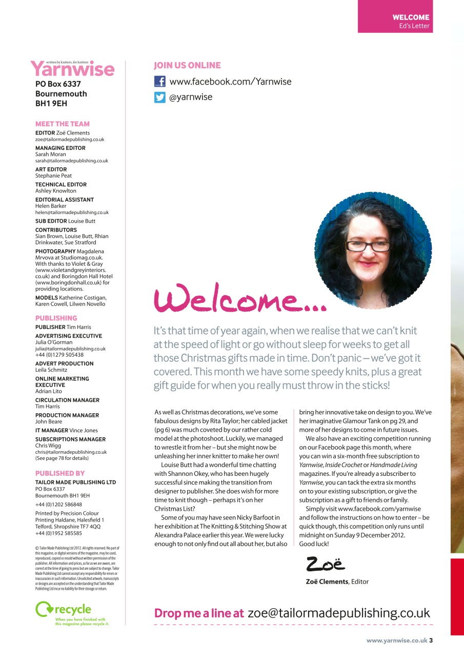 Yarnwise Preview Pages