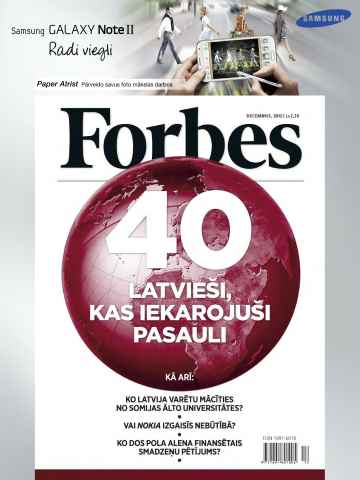 Forbes Latvia issue Forbes #31 12'12