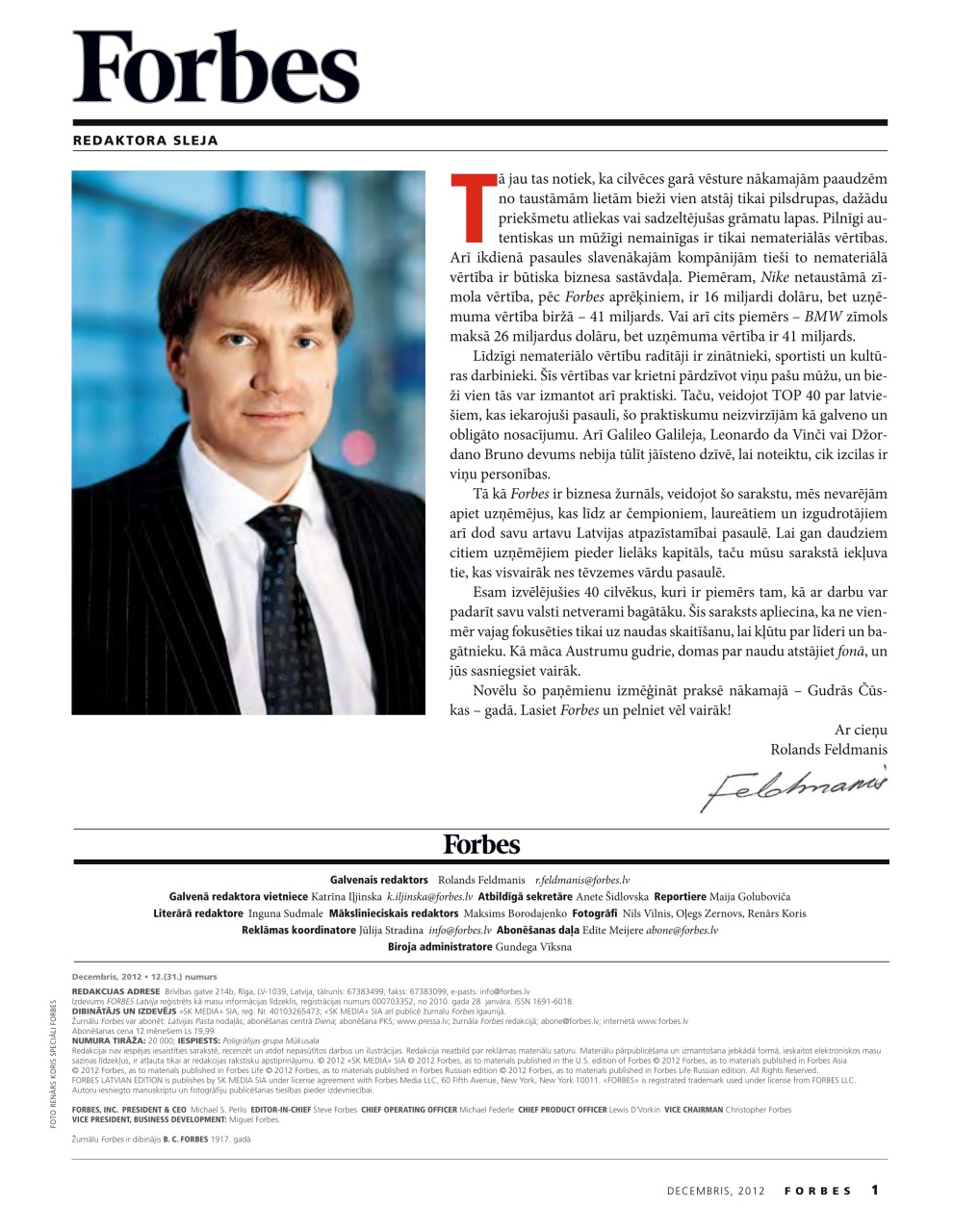 Forbes Latvia Preview Pages