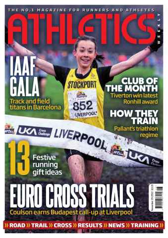 AW – Athletics Weekly Magazine issue AW November 29 2012