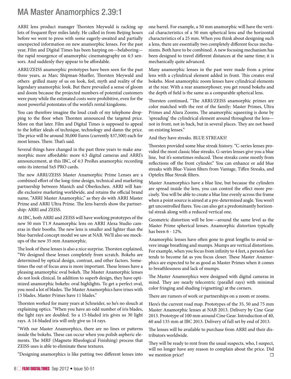 Film and Digital Times Preview Pages